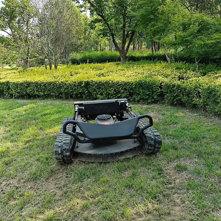 Remote-control mower for landscape maintenance