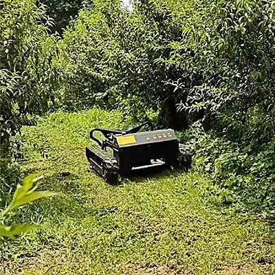 Remote-control mower for orchards
