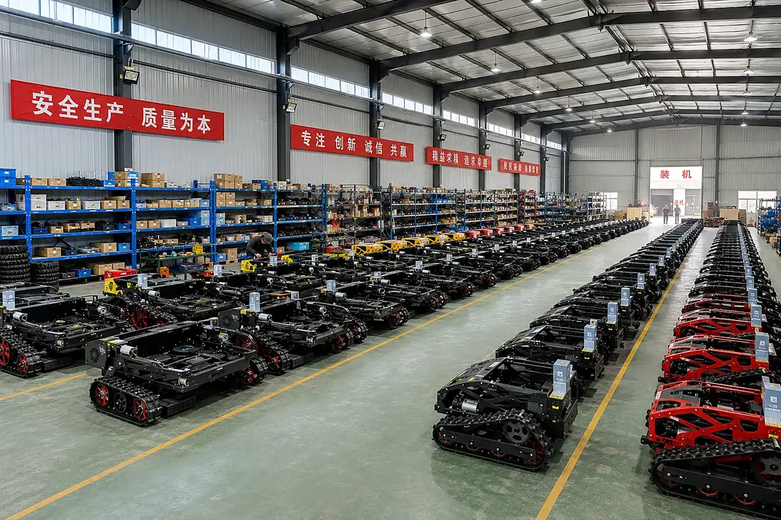 WondMower factory interior in Jining, China
