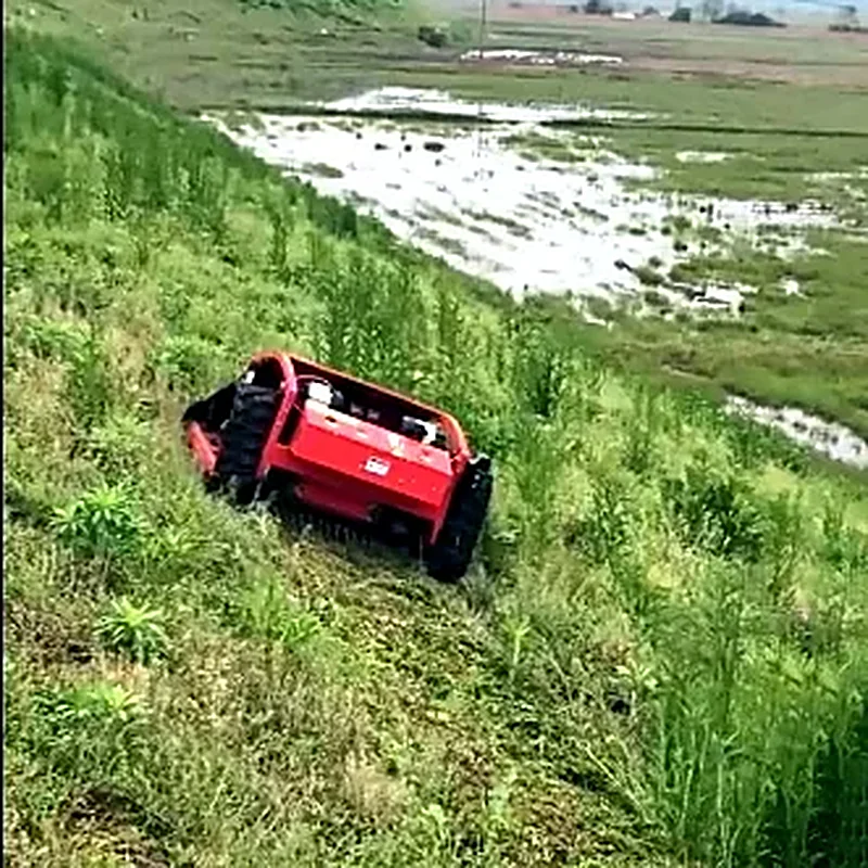 Riverbanks & Wetlands — remote control lawn mower application