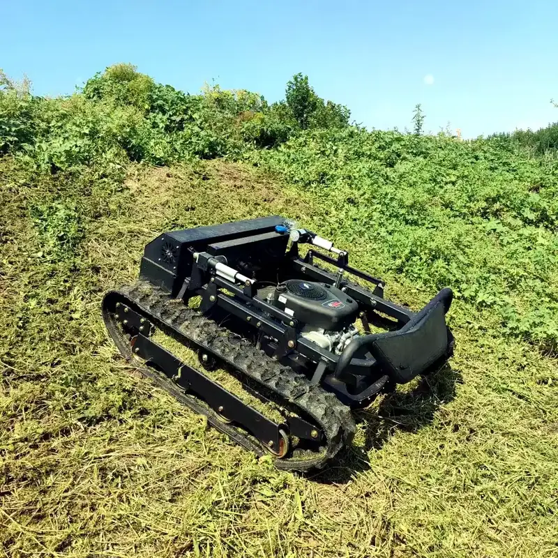 Steep Slopes & Hillsides — remote control lawn mower application