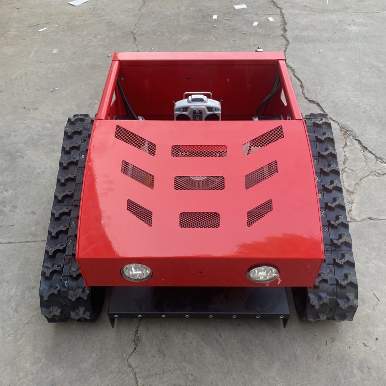 Remote Control Lawn Mower for Steep Slopes, Safe Mowing for Landscaping Contractors and Public Works
